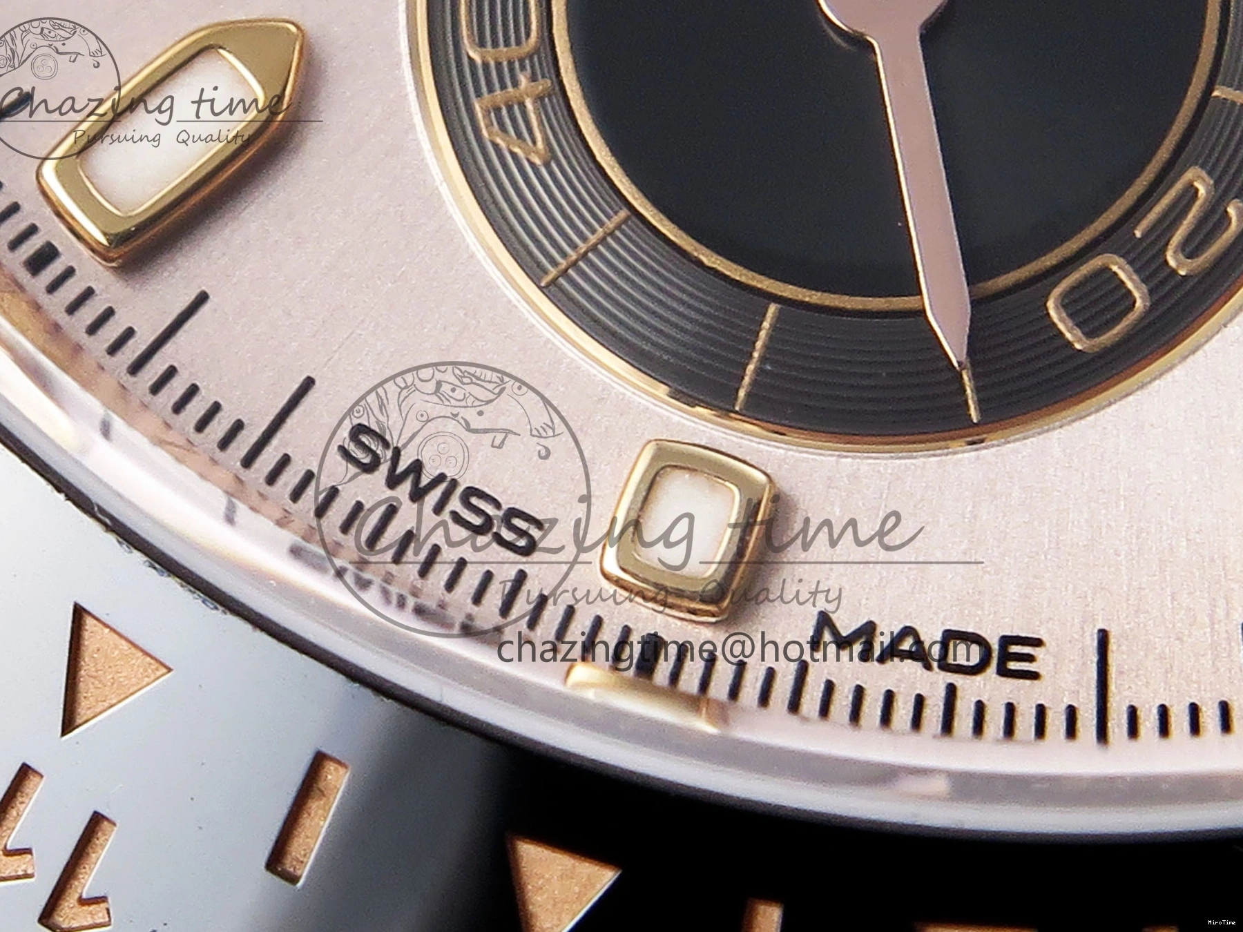 MiroTime 0322 Daytona 116515 Clean 1:1 Best Edition Silver Dial RG Markers on Oysterflex Strap SA4130 V WrinkleFree 1965